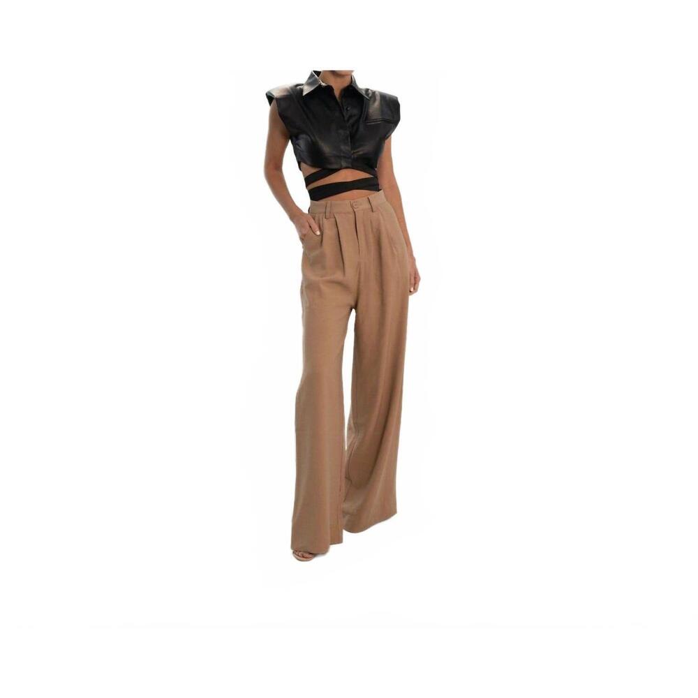 NEW NONCHALANT LABEL fabi pants in camel
